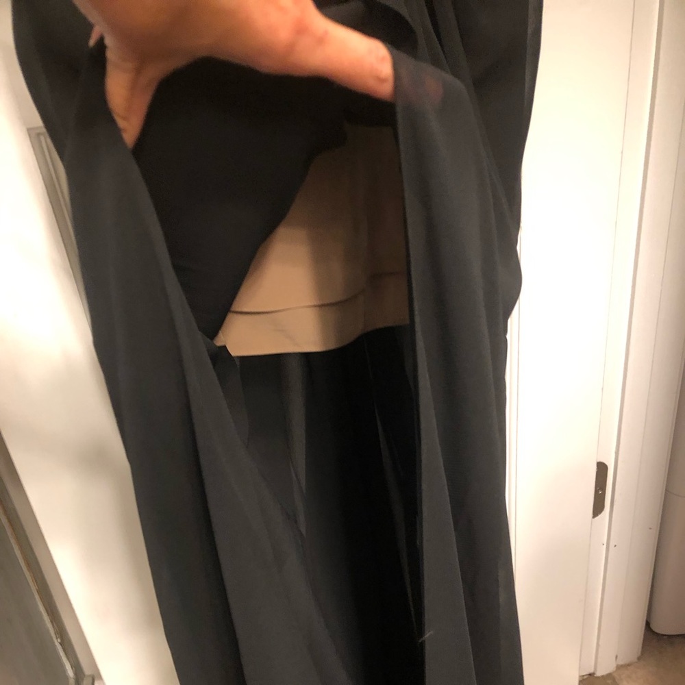 BCBG Max Azria Brandy Dress Black Floor Length 4 - Picture 8 of 8